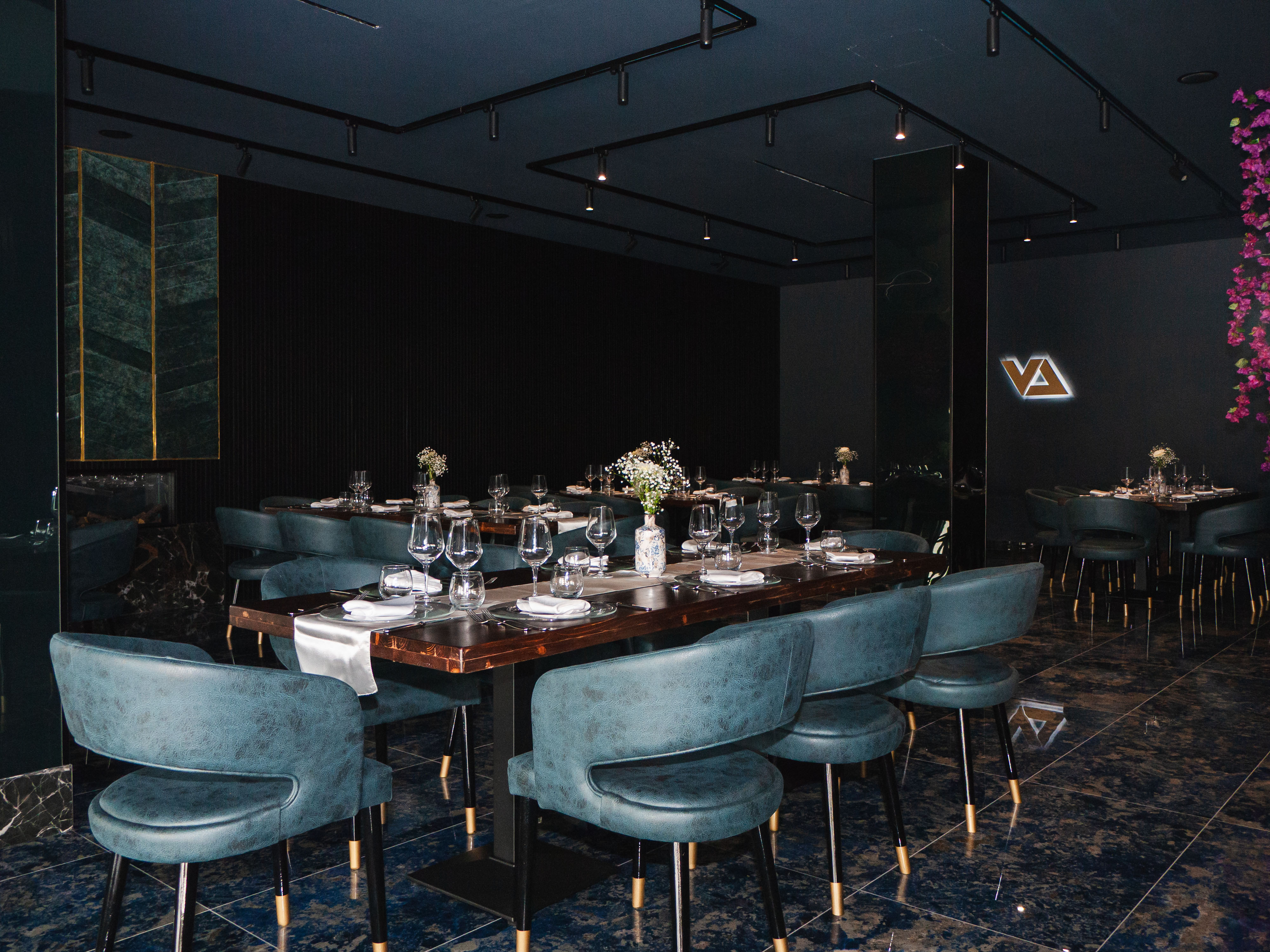 Vista ampia sala ricevimenti